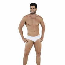Белые трусы-бразилиана Lucerna Thong Clever Masculine Underwear