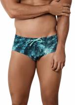 Синие принтованные плавки Madero Swimsuit Brief Clever Masculine Underwear