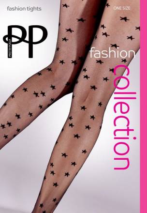Стильные колготки с принтом в виде звездочек Pretty Polly