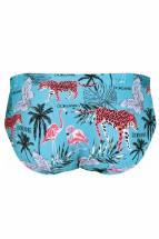 Бирюзовые мужские плавки с оригинальным принтом Doreanse Mayo Doreanse