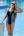 Слитный купальник спортивной расцветки Ewlon