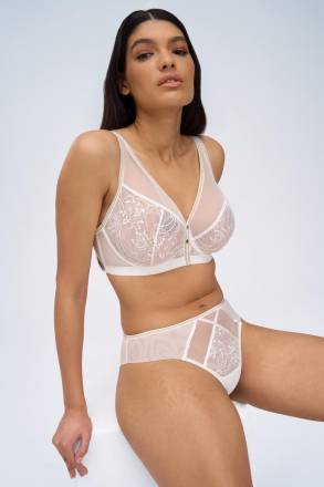 Белый бюстгальтер-бралетт Chiara Gold Alles