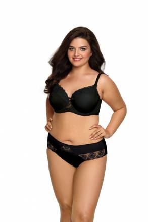 Трусики-слипы из эластичного трикотажного полотна и сетки с вышивкой AVA