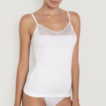 Топ на тонких бретелях из мягкого эластичного хлопка Purity Lace Cotonella