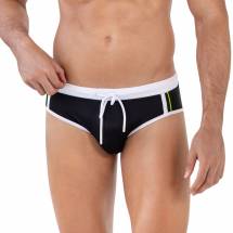 Черные стильные мужские плавки Serene Swimsuit Brief Clever Masculine Underwear