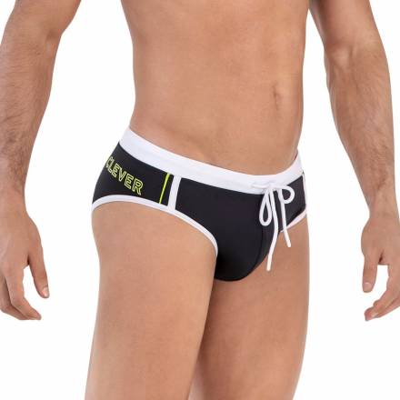 Черные стильные мужские плавки Serene Swimsuit Brief Clever Masculine Underwear