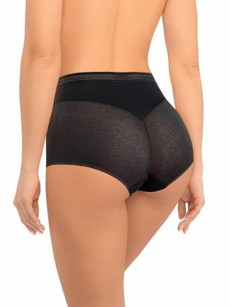 Высокие трусики-слипы из кружева с сетчатой структурой Amoret