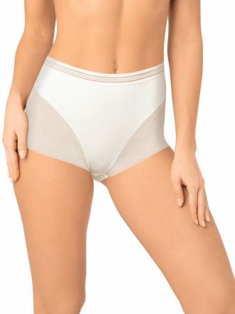 Высокие трусики-слипы из кружева с сетчатой структурой Amoret