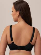 Бюстгальтер с мягкой +size чашкой с принтом в виде лимонов Akcent