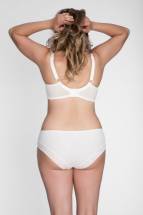 Однотонный бюстгальтер на косточках с мягкой чашкой plus size Akcent