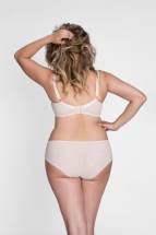 Однотонный бюстгальтер на косточках с мягкой чашкой plus size Akcent