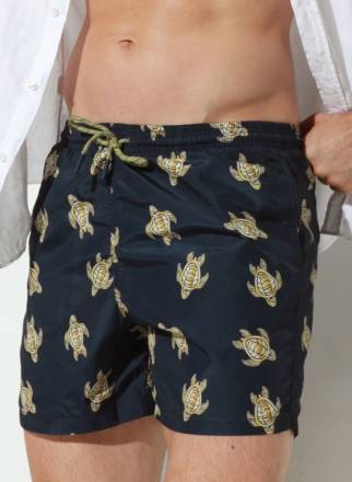 Мужские пляжные шорты с принтом в виде морских черепах Jolidon