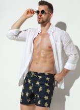 Мужские пляжные шорты с принтом в виде морских черепах Jolidon