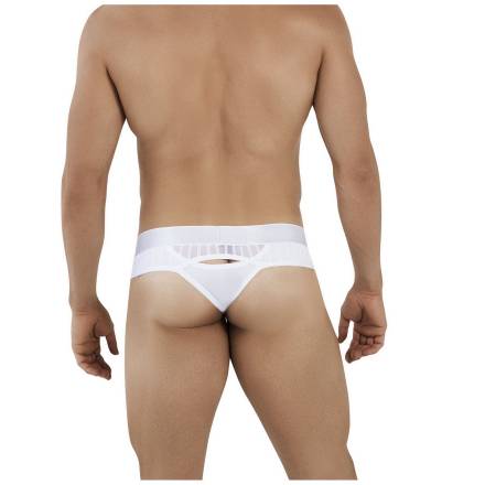 Белые трусы-бразилиана Lucerna Thong Clever Masculine Underwear