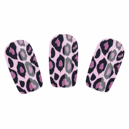 Набор лаковых полосок для ногтей Фиолетовый леопард Nail Foil Erotic Fantasy