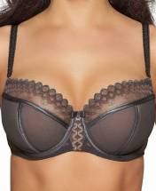 Бюстгальтер с вышивкой люрексом на чашках AVA