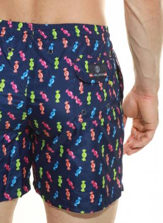 Мужские пляжные шорты с принтом в виде конфет Jolidon
