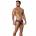 Черные принтованные трусы-джоки Natura Jockstrap Clever Masculine Underwear