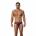 Черные принтованные трусы-джоки Natura Jockstrap Clever Masculine Underwear