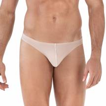 Бежевые трусы-тонги Mente Thong Clever Masculine Underwear