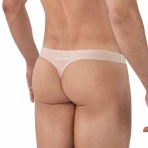 Бежевые трусы-тонги Mente Thong Clever Masculine Underwear