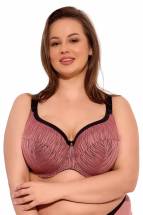 Бюстгальтер Lise с чашками +size на тонком поролоне Gaia