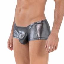 Серебристые трусы-хипсы Chakra Latin Boxer Clever Masculine Underwear