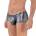 Серебристые трусы-хипсы Chakra Latin Boxer Clever Masculine Underwear