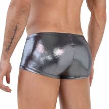 Серебристые трусы-хипсы Chakra Latin Boxer Clever Masculine Underwear