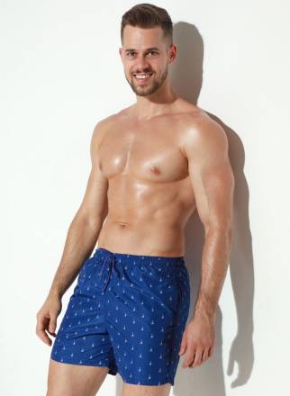 Мужские пляжные шорты с принтом в виде парусников Jolidon