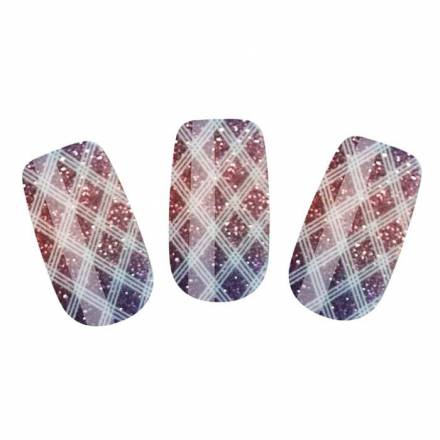 Набор лаковых полосок для ногтей Блестящий градиент Nail Foil Erotic Fantasy