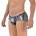 Серебристые трусы-брифы Chakra Latin Brief Clever Masculine Underwear