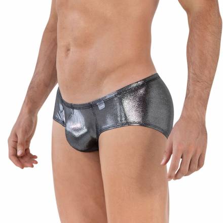 Серебристые трусы-брифы Chakra Latin Brief Clever Masculine Underwear