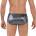Серебристые трусы-брифы Chakra Latin Brief Clever Masculine Underwear