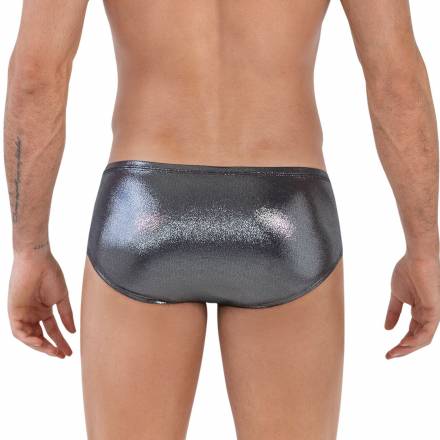 Серебристые трусы-брифы Chakra Latin Brief Clever Masculine Underwear