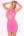 Бесшовное платье Full Of Shred Sheer Mini Dress Pink Lipstick