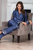 Уютная домашняя пижама с длинными брючками Mia&amp;Mia