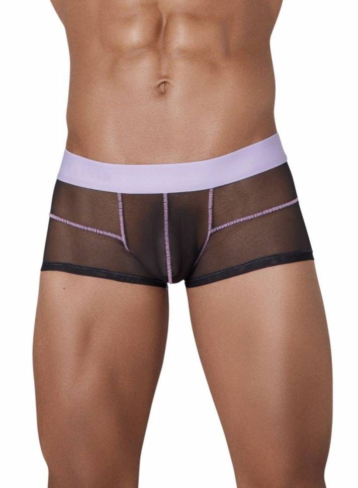 Черные сексуальные полупрозрачные трусы-хипсы Hunch Trunks Clever Masculine Underwear