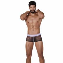 Черные сексуальные полупрозрачные трусы-хипсы Hunch Trunks Clever Masculine Underwear