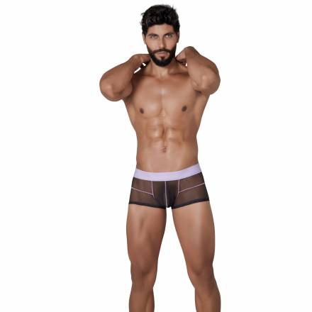 Черные сексуальные полупрозрачные трусы-хипсы Hunch Trunks Clever Masculine Underwear