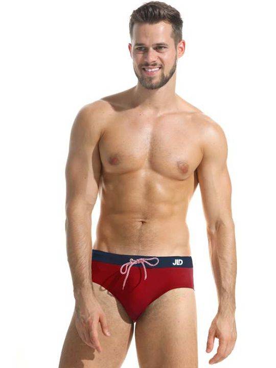 Классические мужские плавки с контрастным поясом Jolidon