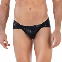 Черные трусы-джоки со звездочками Illusion Jockstrap Clever Masculine Underwear