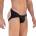 Черные трусы-джоки со звездочками Illusion Jockstrap Clever Masculine Underwear