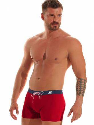 Классические мужские плавки-боксеры с контрастным поясом Jolidon