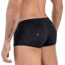 Черные трусы-хипсы со звездочками Illusion Latin Boxer Clever Masculine Underwear