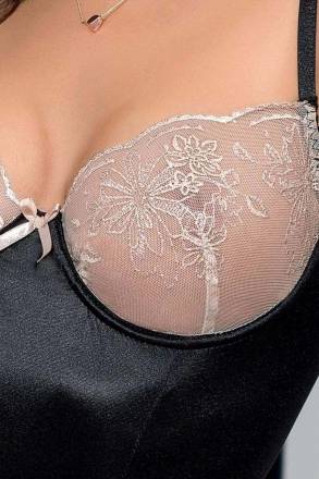 Изысканный корсаж с цветочным кружевом Lotus Passion