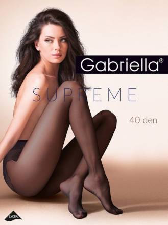Колготки Supreme 40 den с двойным добавлением лайкры Gabriella