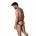 Черные трусы-джоки с ажурными вставками Urge Jockstrap Clever Masculine Underwear
