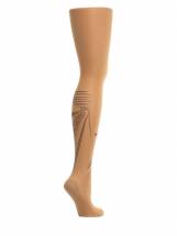 Колготки с принтом в виде метро на левой ножке STOP Your Style