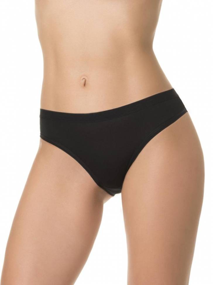 Бамбуковые трусики-бразилиана с ажурной задней частью Dentelle